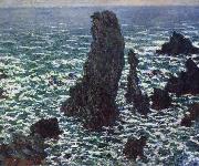 Claude Monet Rocks at Belle-lle oil painting artist